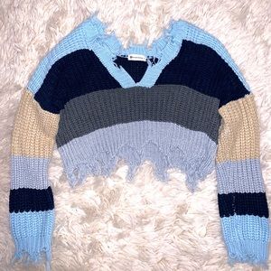 Multi Colored Knit Sweater